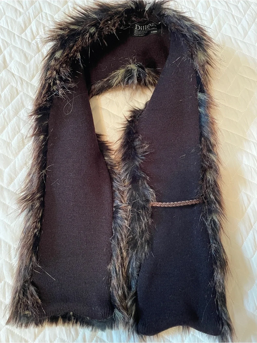 NTN Dillard's Faux Fur Collar